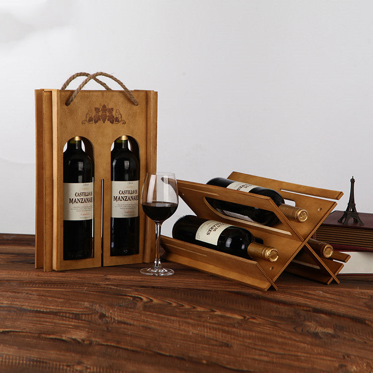 Creative Wine Rack Wine 2 Red Wine Boxes