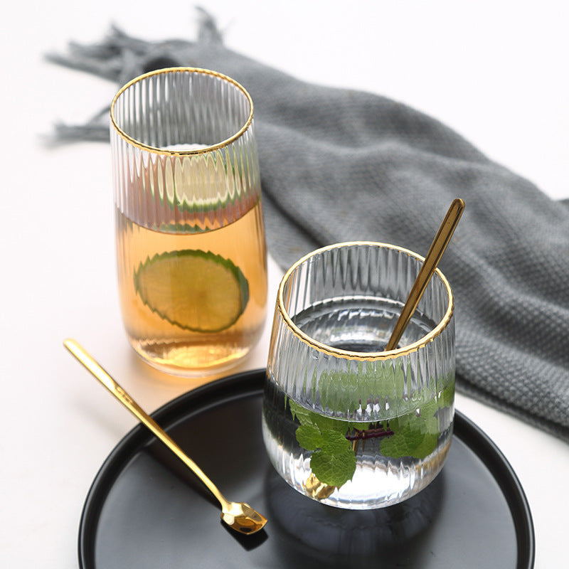 Juice Drinks With Heat-resistant Gilt Edges