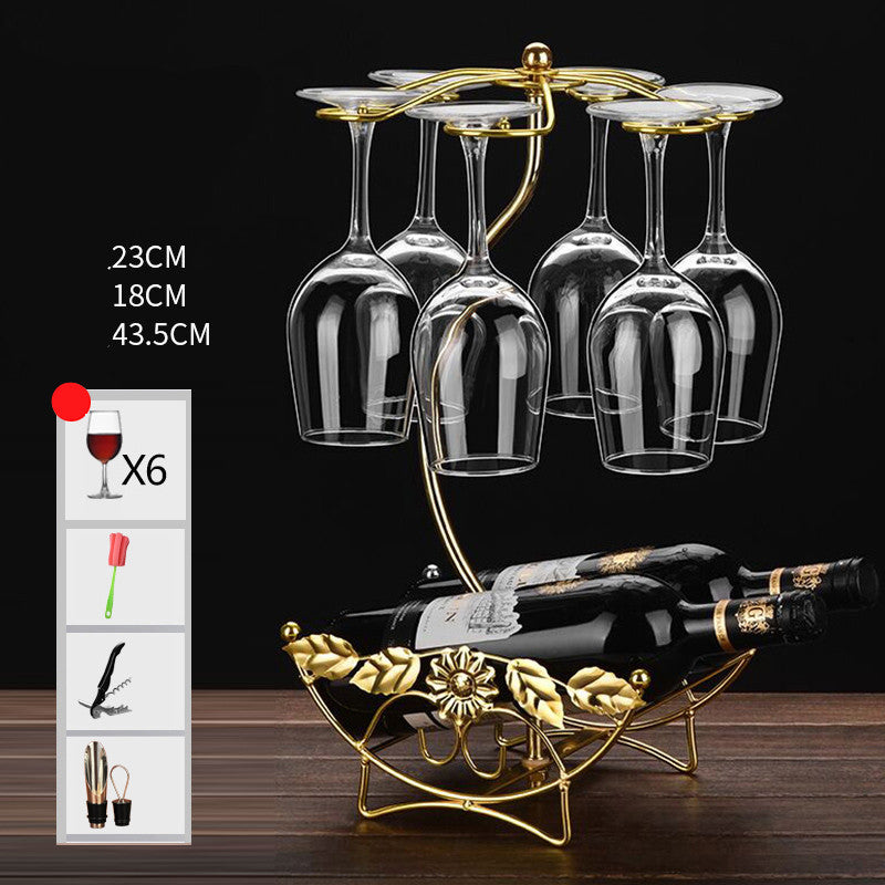 European wine rack decoration creative wine bottle