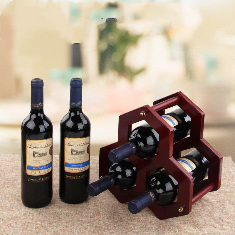 Wooden Wine Rack Decoration European Creative Wine Rack Wine Glass Rack