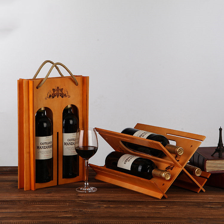 Creative Wine Rack Wine 2 Red Wine Boxes