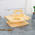Wooden Wine Rack Portable Wine Rack Removable Wine Glass Holder