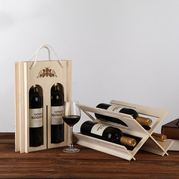 Creative Wine Rack Wine 2 Red Wine Boxes